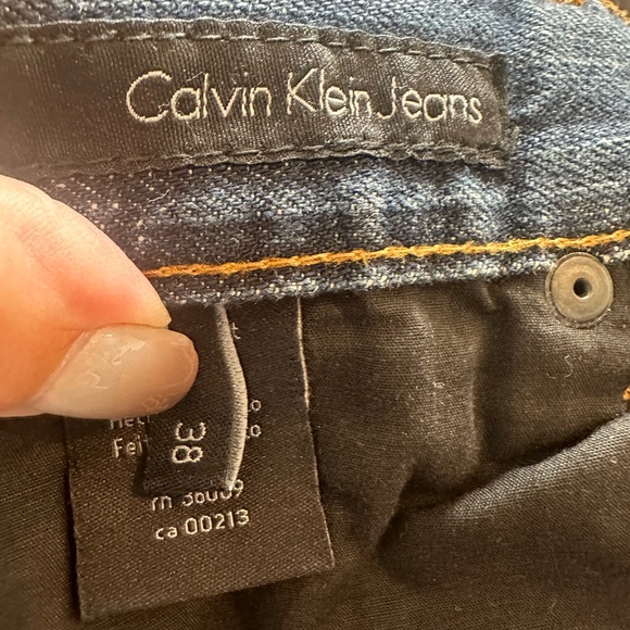 Calvin Klein Relaxed Fit Straight Jeans, Size 38x30 - Picture 7 of 14